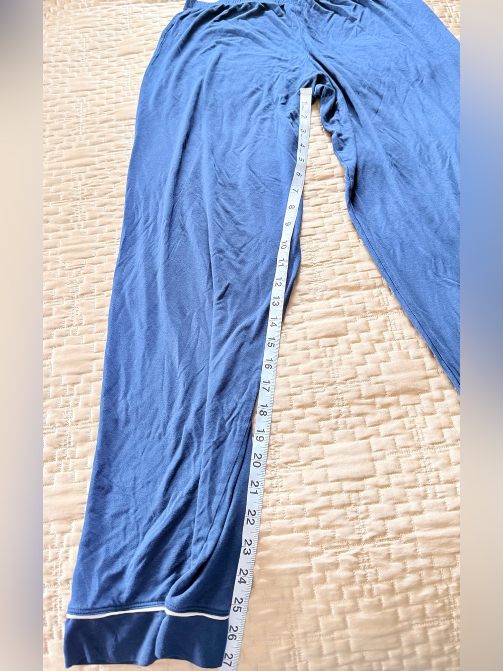 Eberjey Navy Blue Pajama Set S/P - Picture 6 of 8